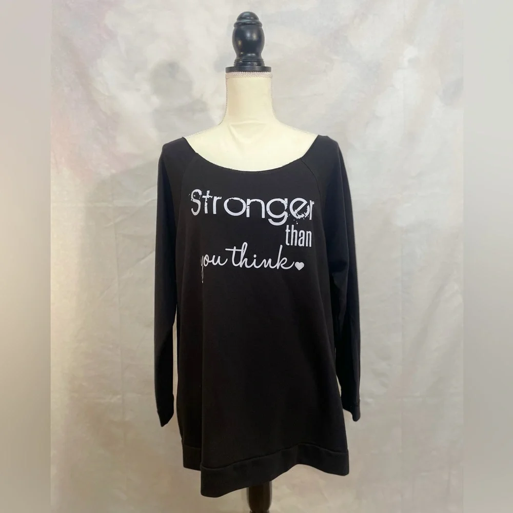 Brand: Next Level Apparel | Color: Black | Long Sleeve| Top | Size: XXL - Picture 1 of 9